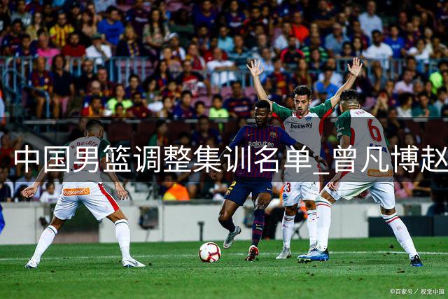 中国男篮调整集训名单 曾凡博赵维伦王浩然离队